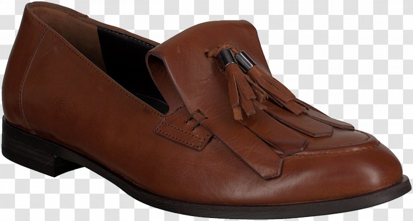 Slip-on Shoe Footwear Leather Boot - Walking - Cognac Transparent PNG