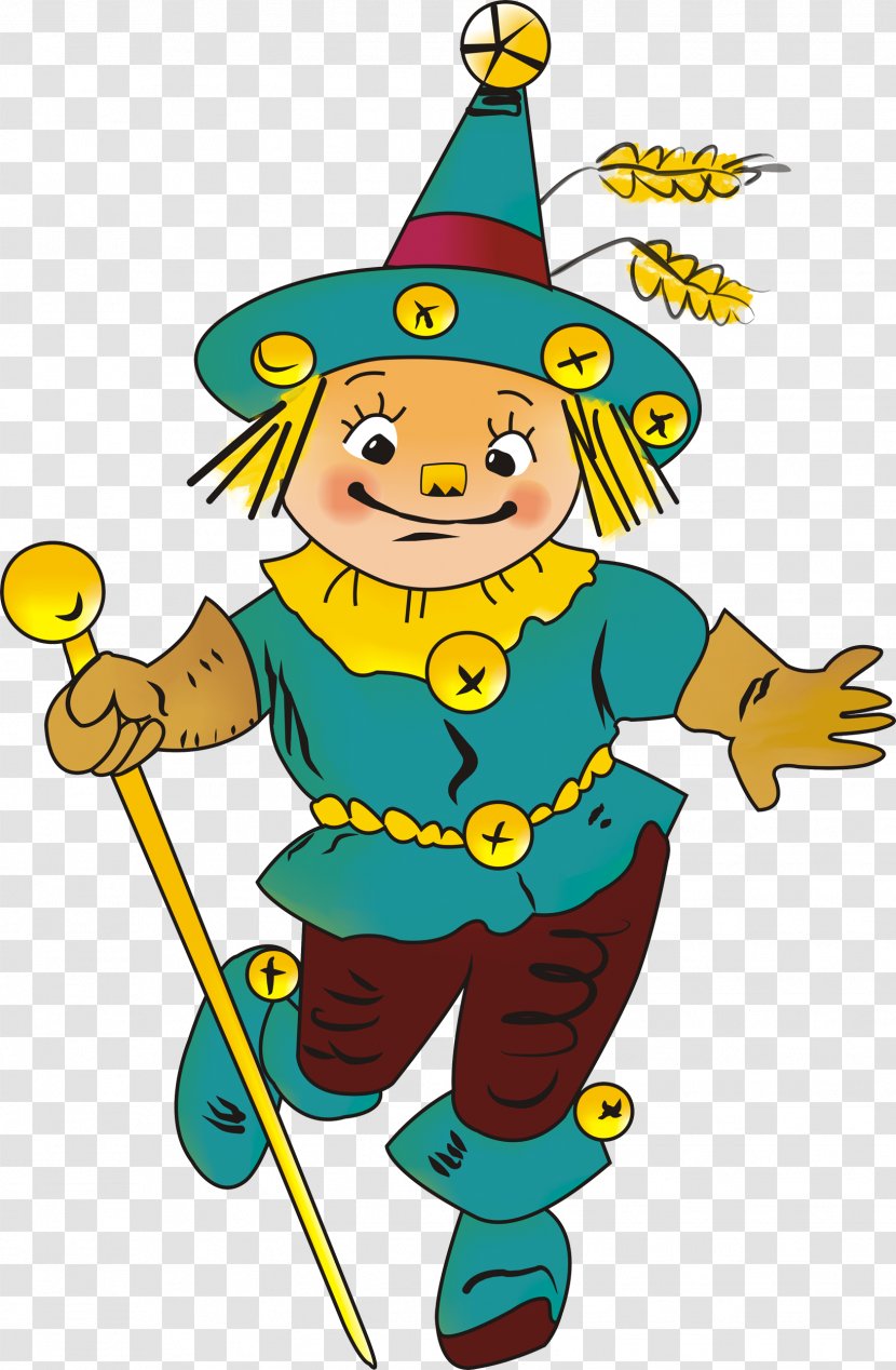 The Wizard Of Emerald City Wonderful Oz Scarecrow Clip Art - Christmas Transparent PNG