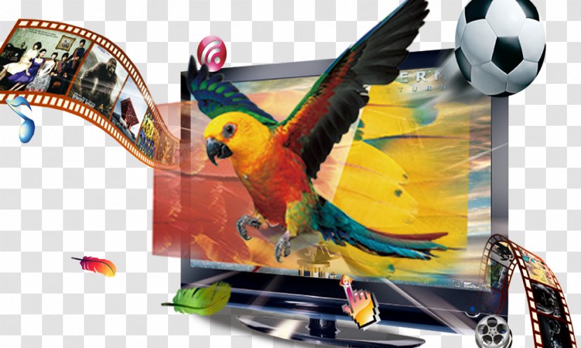 Television 4K Resolution Poster - 3d TV Transparent PNG