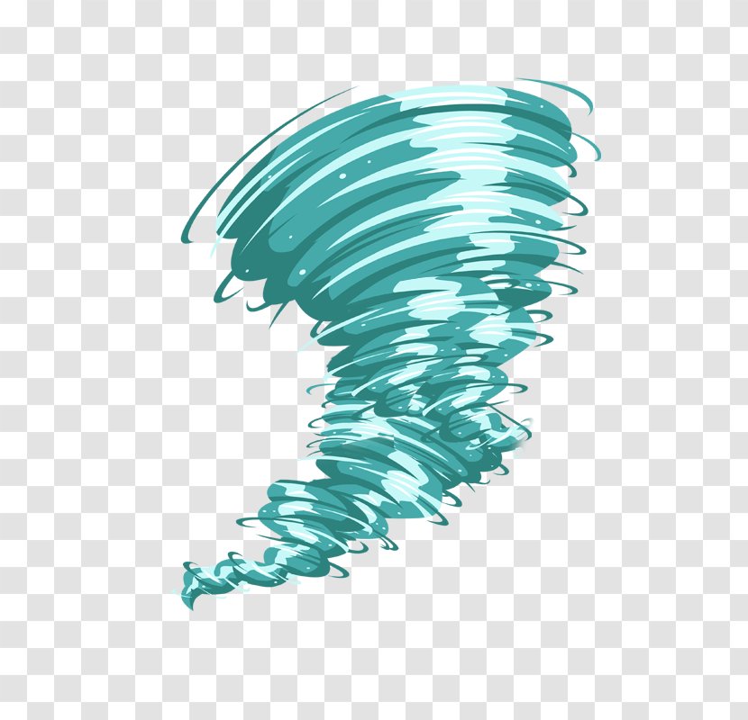 Storm Advertising - Turquoise - Tornado Transparent PNG