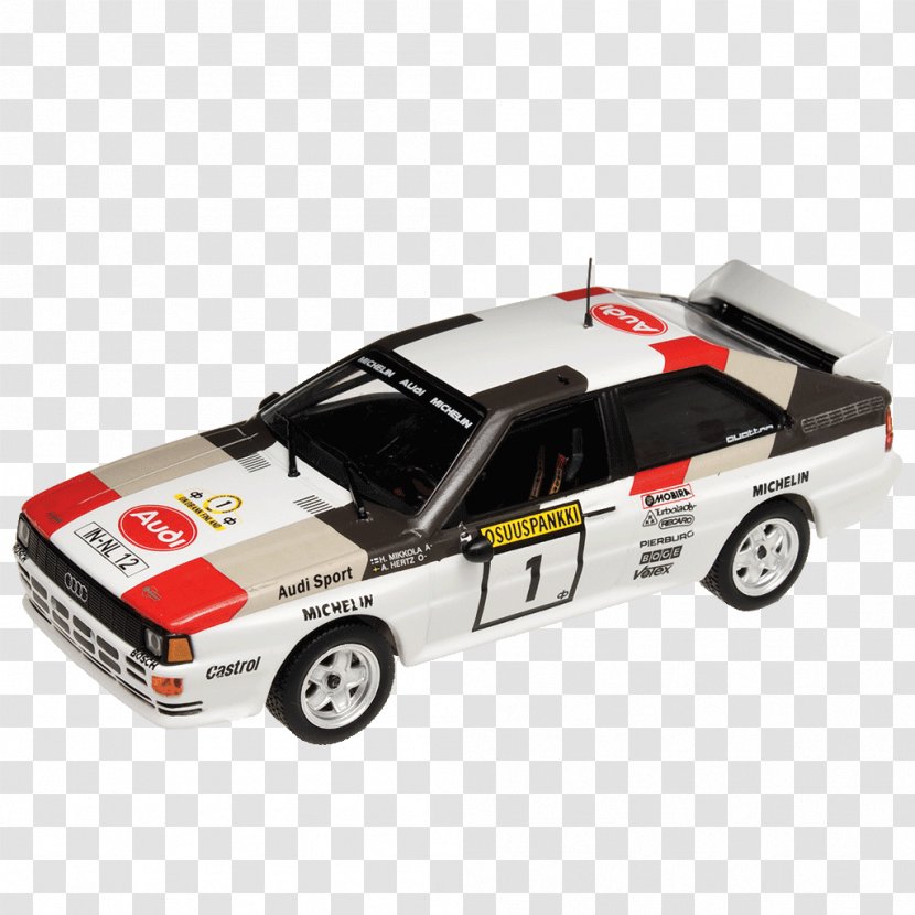 Group B Model Car Audi Quattro - Scale Transparent PNG