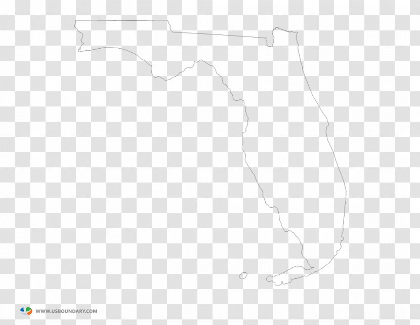 Drawing White Map - Letter Transparent PNG