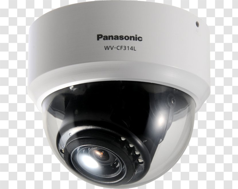 Panasonic 650TVL Day/Night IR Indoor Dome Camera With 2.8 To 10mm Varifocal Lens Closed-circuit Television IP Pan–tilt–zoom - Analog Signal - Drawing Transparent PNG
