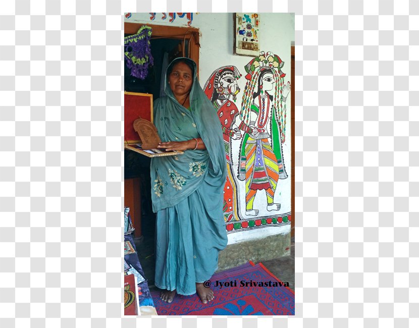 Nilam Devi Mithila Madhubani Art Painting - Paintbrush Transparent PNG