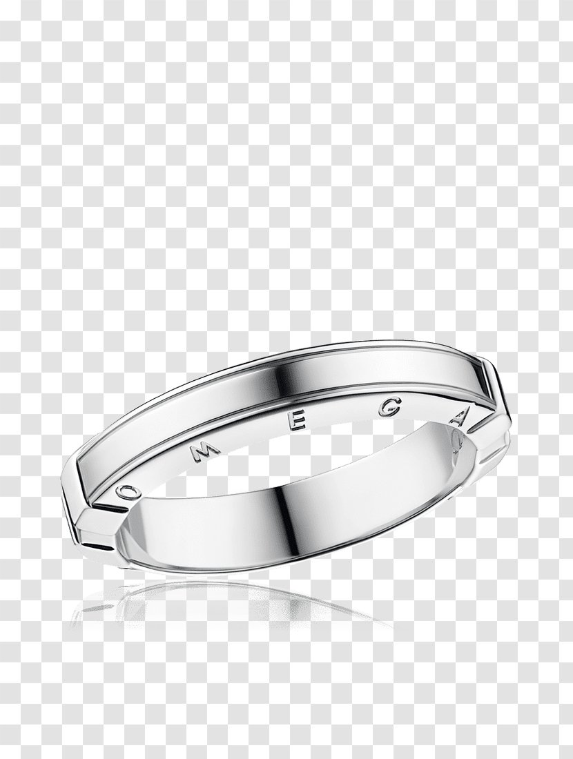 Wedding Ring Omega SA Gold Jewellery - Platinum Transparent PNG