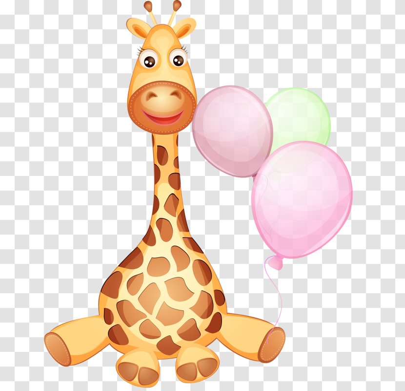 Giraffe Infant - Cute Transparent PNG