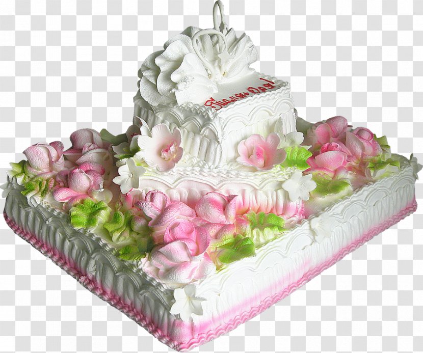 Torte Birthday Cake Cream Sugar Decorating - Pie Transparent PNG