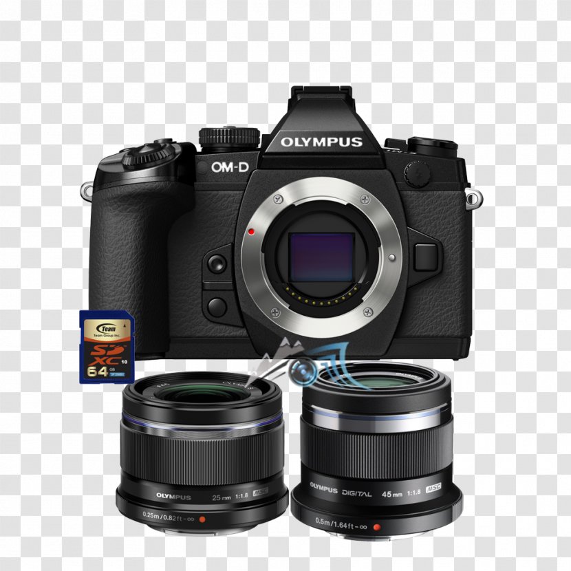 Olympus OM-D E-M1 Mark II E-M5 Mirrorless Interchangeable-lens Camera - Four Thirds System Transparent PNG