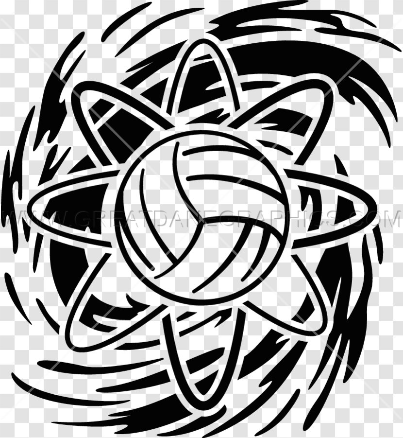 Clip Art Visual Arts Drawing Work Of /m/02csf - Monochrome - Amazing Volleyball Quotes Transparent PNG