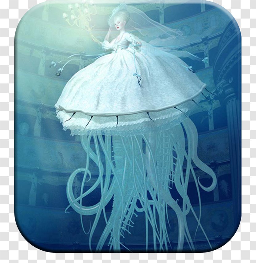 Jellyfish Painting Artist Surrealism - Marine Invertebrates Transparent PNG