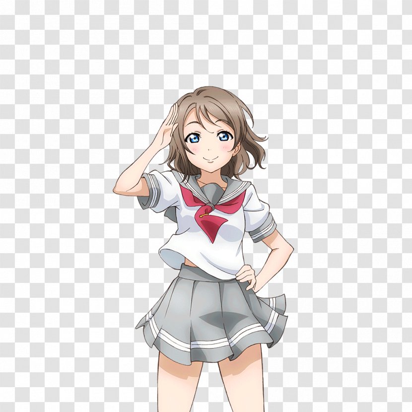 YouTube Love Live! Sunshine!! Aqours Japanese Idol - Watercolor - Youtube Transparent PNG