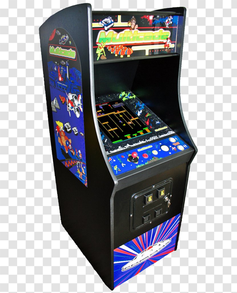 Arcade Cabinet Ms. Pac-Man Galaga Jr. - Terminator Salvation - 80s Games Transparent PNG