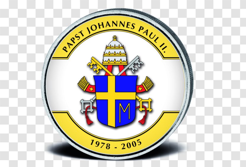 Clip Art Coin Coat Of Arms Pope Papal Coats - Area - Johannes Paul 2 Transparent PNG