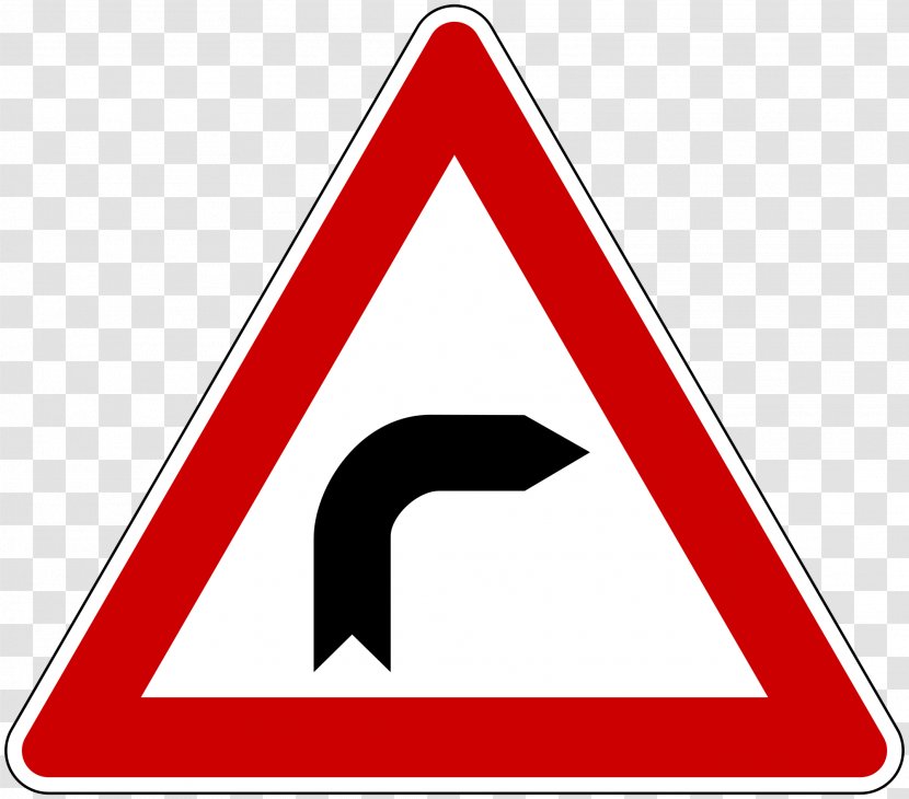 Curve Traffic Sign Fotolia Royalty-free Point - Triangle - Signs Transparent PNG