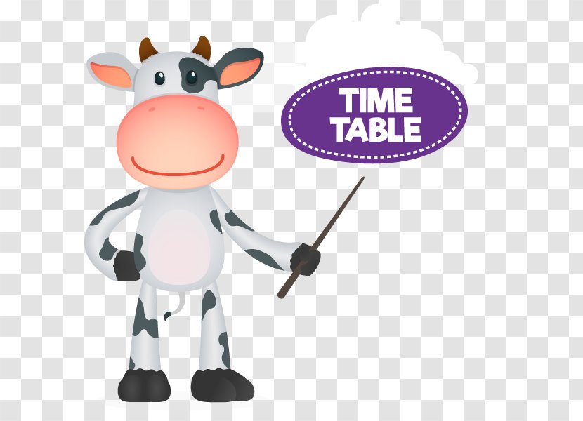 Cattle Drawing Royalty-free - Cartoon - Activity Time Transparent PNG