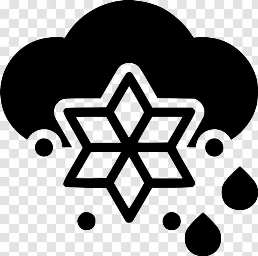 Snowflake DuoDisco Clip Art - Black Transparent PNG