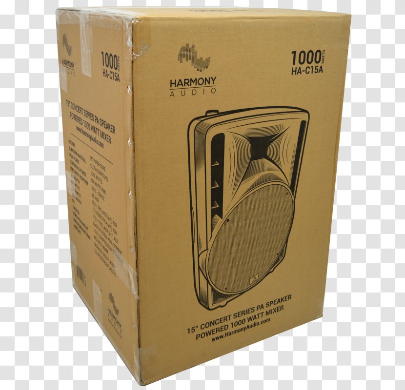 Carton - Packaging And Labeling - Dj Speakers Transparent PNG