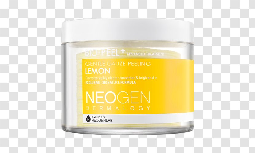 Neogen Bio-Peel Gauze Peeling Exfoliation Skin Care Cleanser - Face - Lemon Peel Transparent PNG