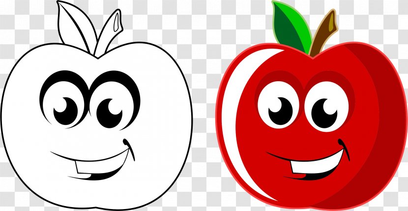 Drawing Apple Cartoon Clip Art - Love - Fruit Transparent PNG