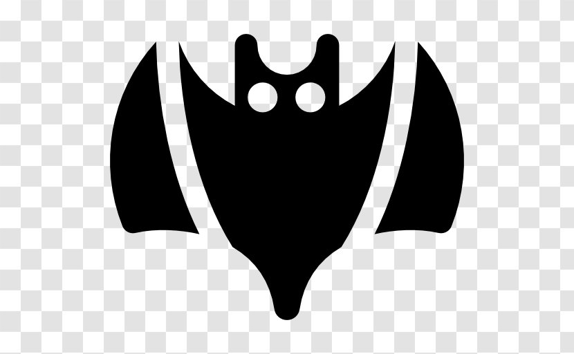 Silhouette Logo Character Black M Clip Art - Fictional - Animals Bat Transparent PNG