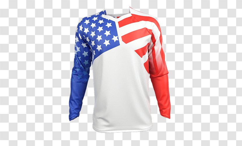 United States T-shirt Sleeve Cycling Jersey - Shirt - Motocross Transparent PNG