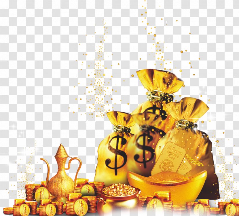Investment Finance Financial Transaction Money - Gold Each Child Transparent PNG