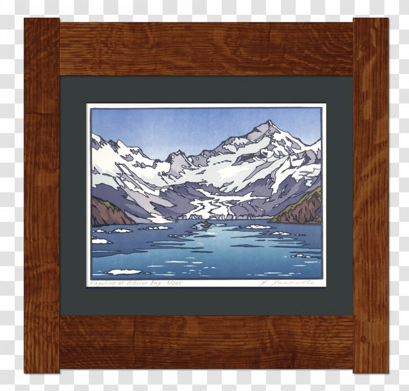 Woodblock Printing Lithography Picture Frames - Display Device - Landscapes Prints Transparent PNG