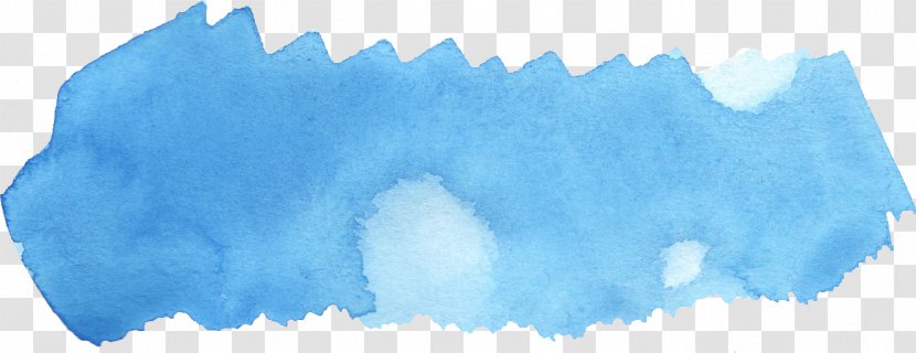 Blue Azure Watercolor Painting Aqua Transparent PNG