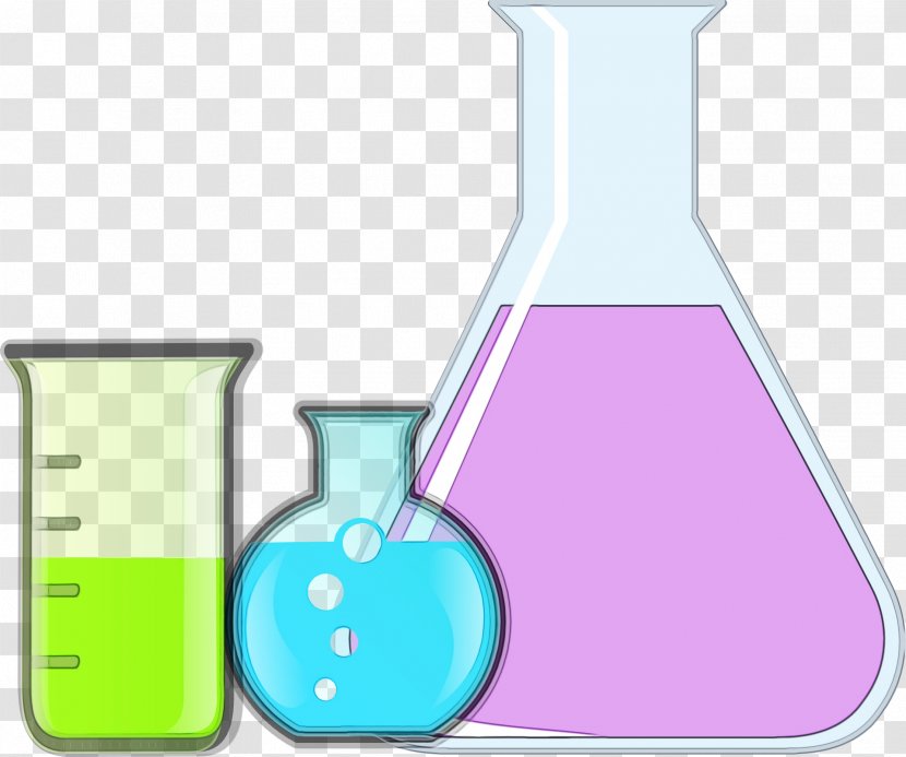 Watercolor Liquid - Flask Transparent PNG