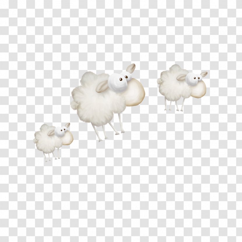 Earring Sheep Body Jewellery Human - Sleeping Baby Animals Transparent PNG