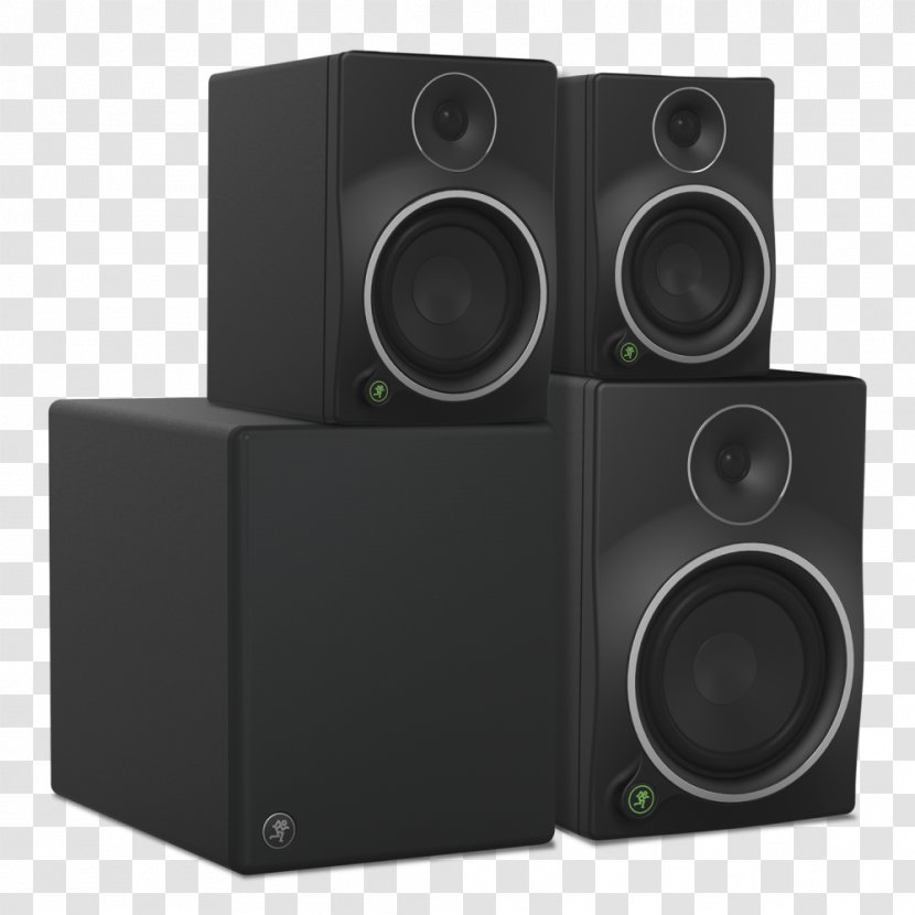 Studio Monitor Mackie Loudspeaker Sound Powered Speakers - Watercolor - Monitors Transparent PNG