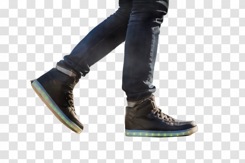 Footwear Shoe Boot Knee-high Jeans - Skate Plimsoll Transparent PNG