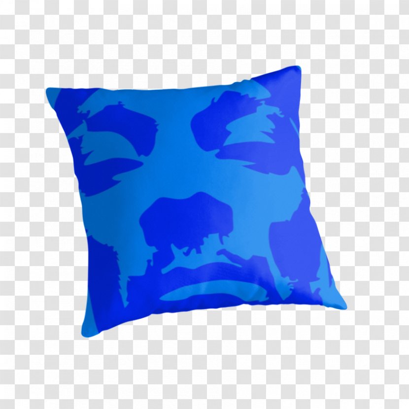 Cobalt Blue Aqua Throw Pillows Cushion - Pillow - Snoop Dogg Transparent PNG