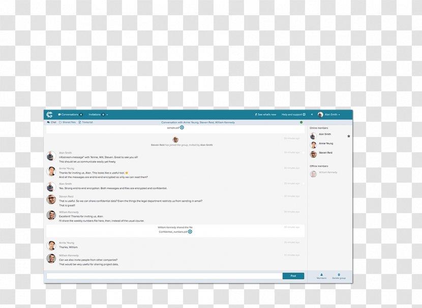Computer Program Online Advertising - Screenshot - Chatscreen Transparent PNG
