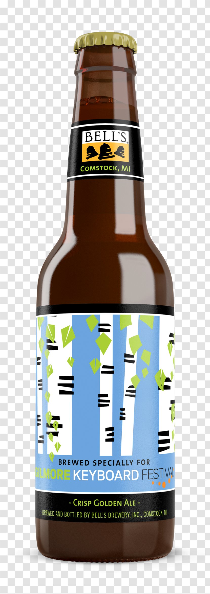 Ale Bell's Brewery Beer Bottle Lager - Keg Transparent PNG