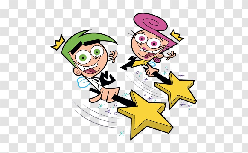 Cosmo And Wanda Cosma Timmy Turner Poof - Artwork Transparent PNG