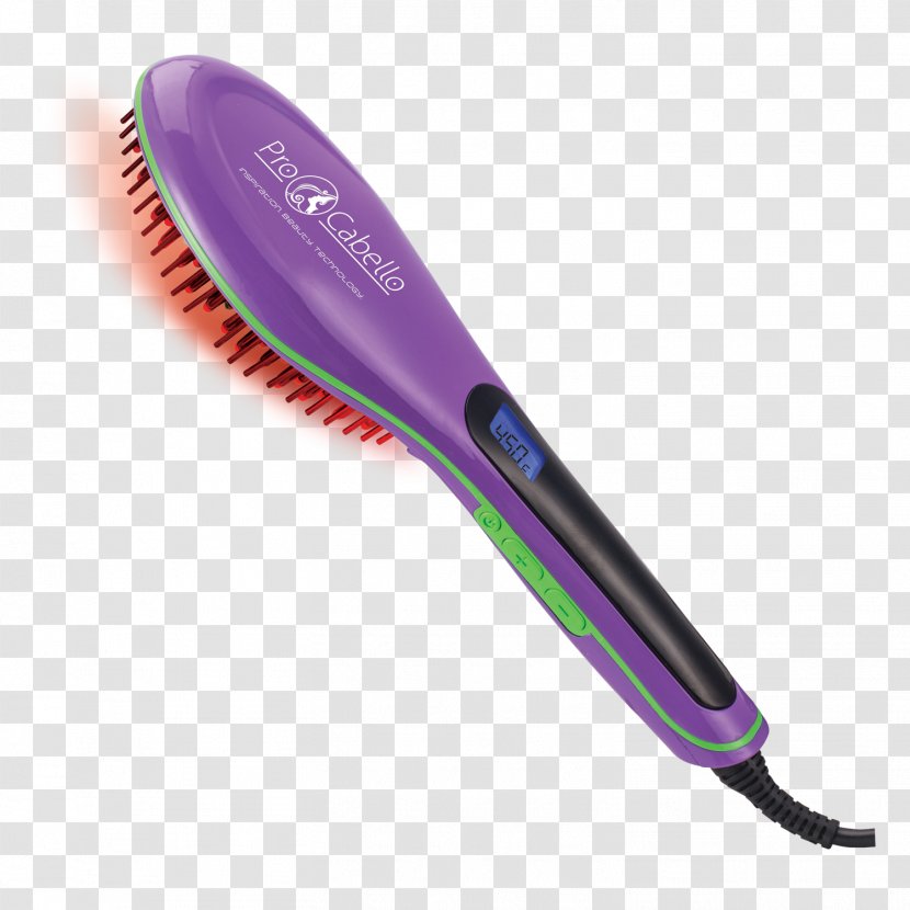 Hair Iron Comb Brush Straightening Transparent PNG