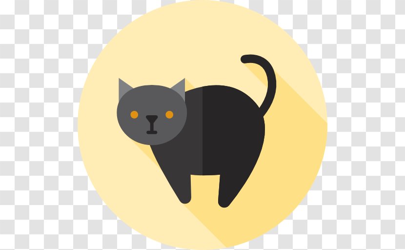 Black Cat Kitten Whiskers Domestic Short-haired - Mammal Transparent PNG