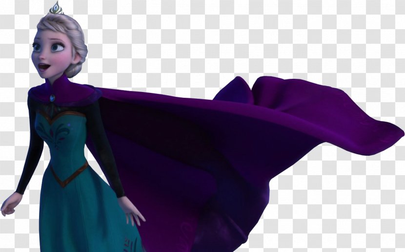 Elsa Anna Rapunzel Kristoff Olaf - Violet Transparent PNG