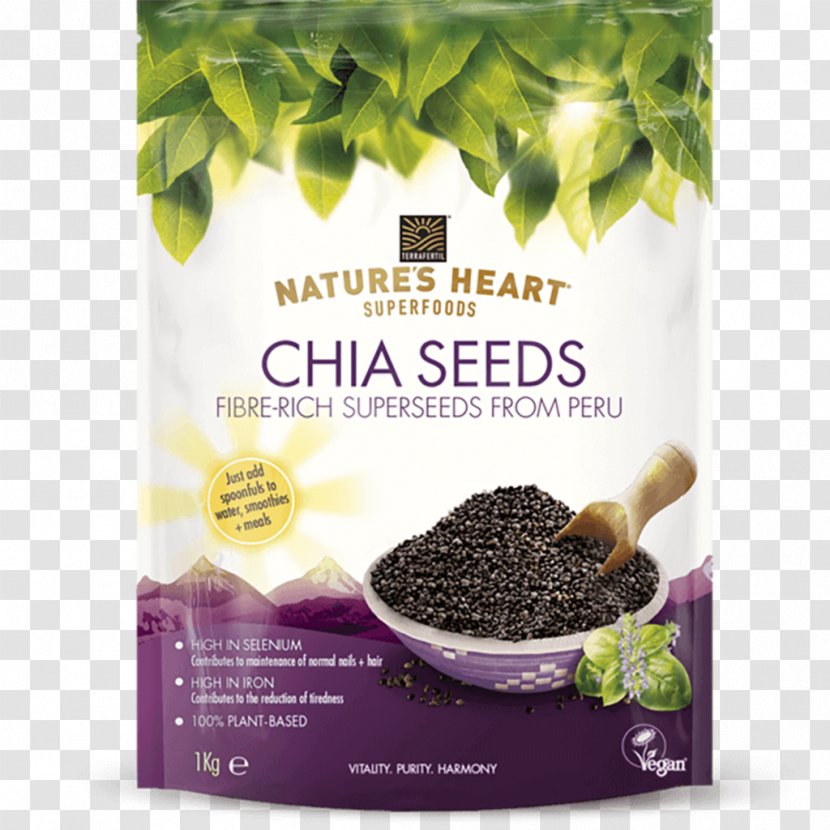 Chia Seed Organic Food Spirulina - Vegetarian - Flavor Transparent PNG