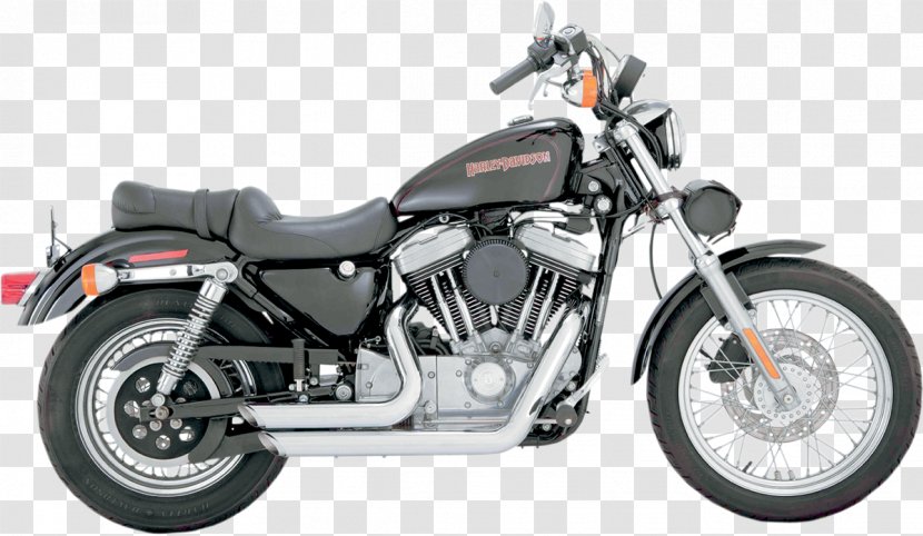Exhaust System Harley-Davidson Sportster Motorcycle Super Glide - Harleydavidson Vrsc Transparent PNG