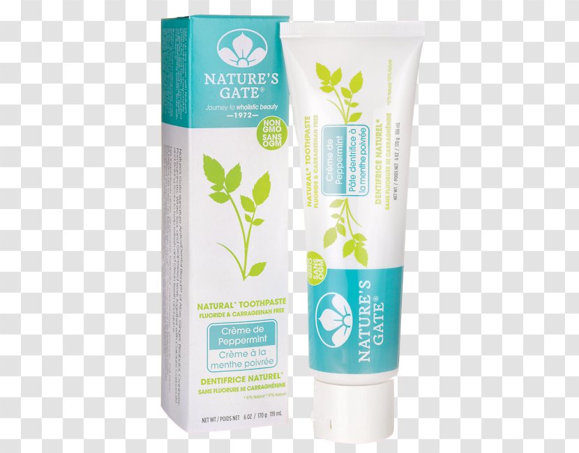 Cream Lotion Nature's Gate Natural Toothpaste Natures Tth Creme De Anise - Fluoride - Herbal Ingredients Transparent PNG