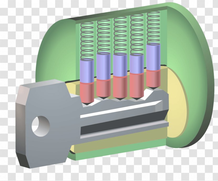 Pin Tumbler Lock Picking Bumping Key - Tool - The Of Car Transparent PNG