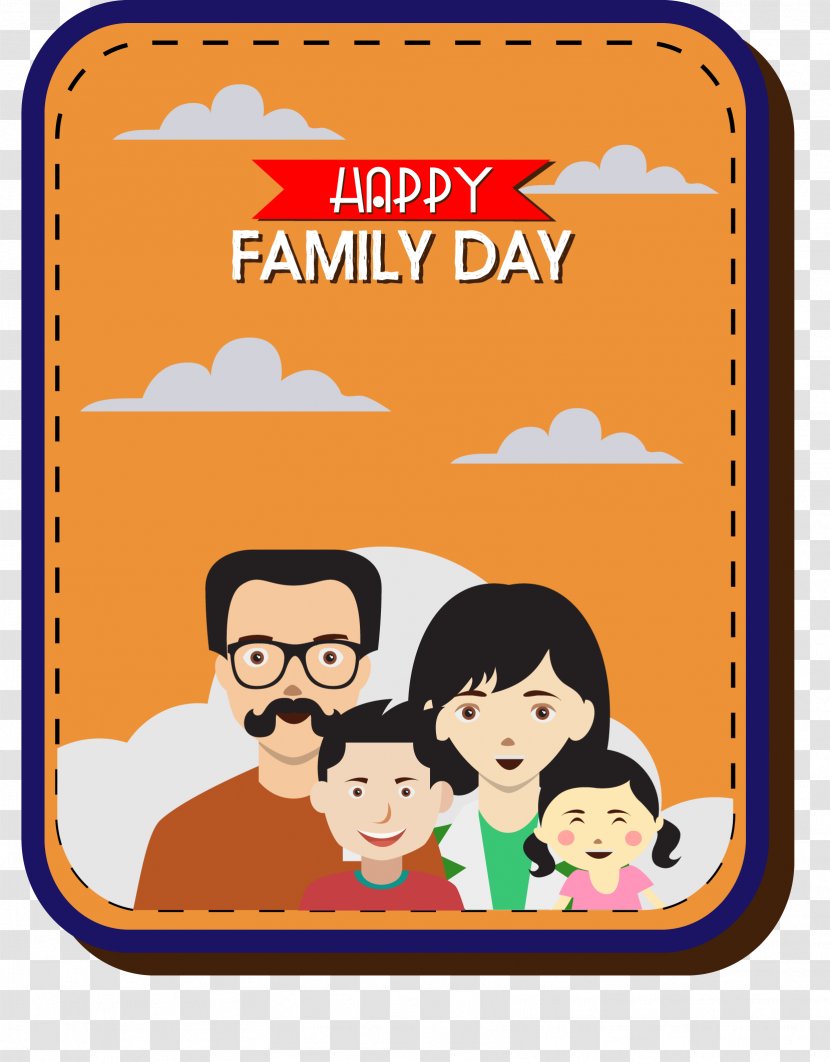 Family Flat Design Graphic - Human Behavior - Vector Material Transparent PNG