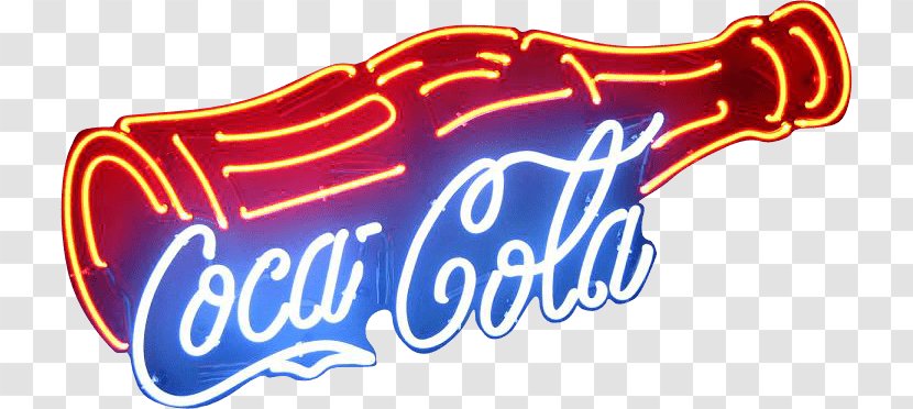 Fizzy Drinks Diet Coke Light Coca-Cola Neon Sign - Lighting Transparent PNG