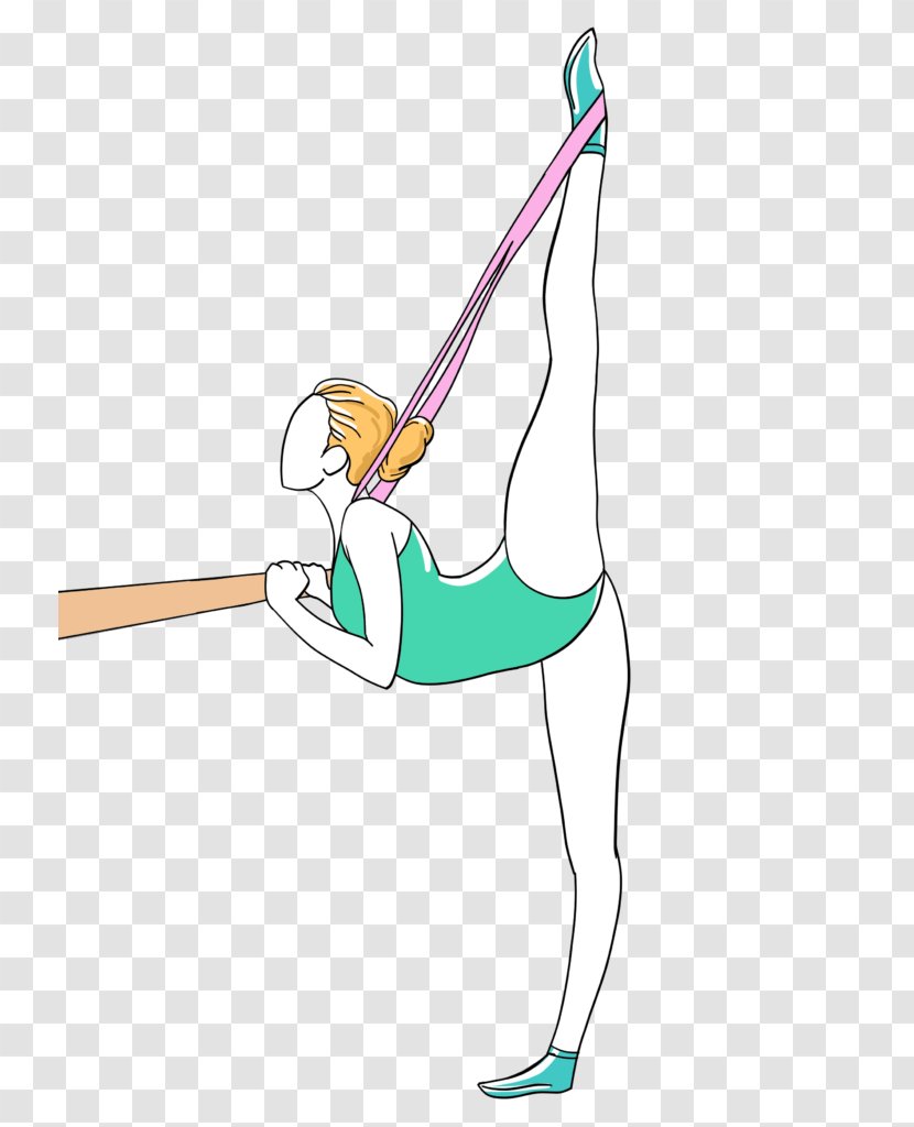 Stretching Gymnastics Exercise Ballet Clip Art - Training - Sports Equipment Transparent PNG