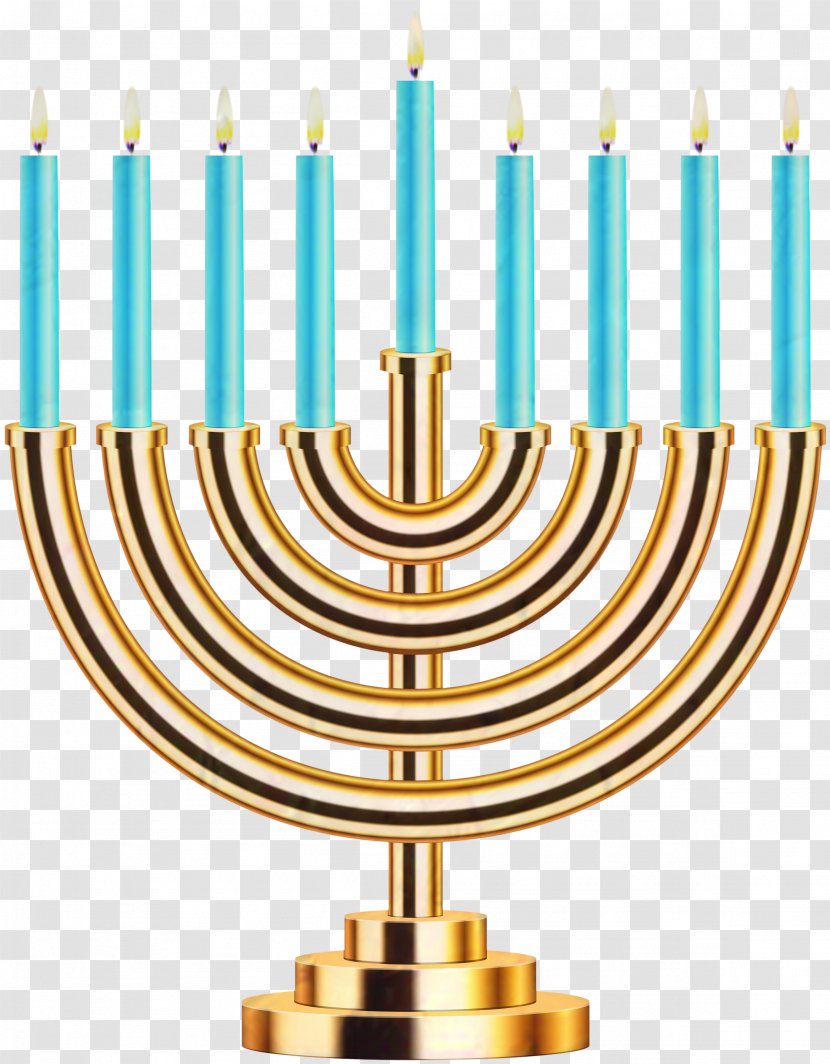 Hanukkah Menorah Clip Art Image - Jewish Holiday - Candle Transparent PNG