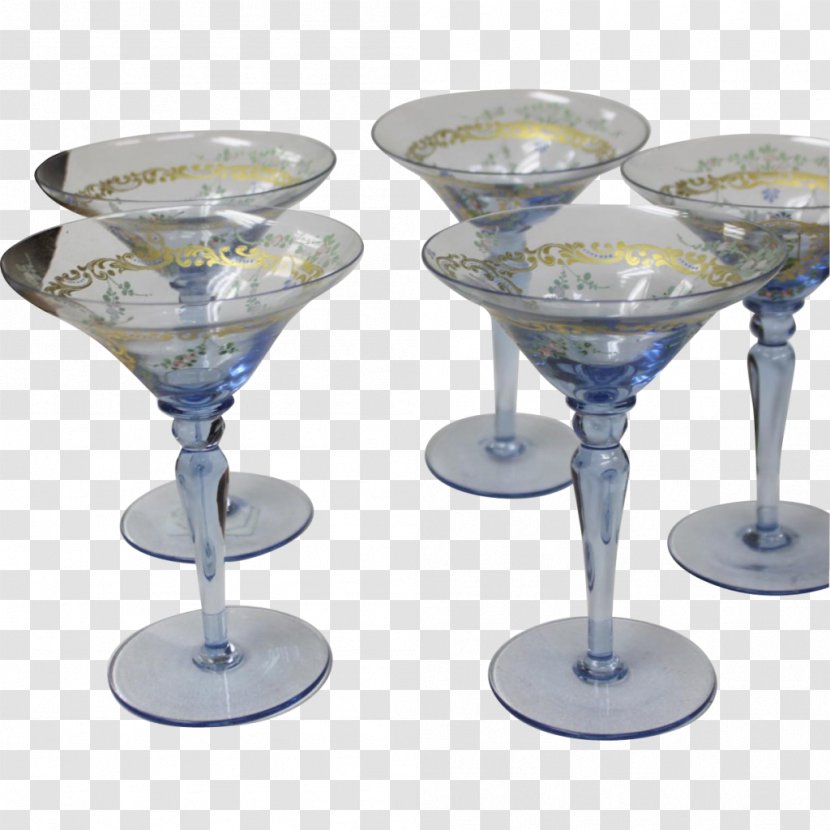 Wine Glass Martini Champagne Cocktail - Drinkware Transparent PNG