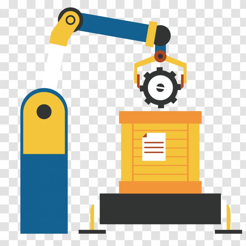 Robotic Arm Euclidean Vector - Machine - Mechanical At Work Transparent PNG