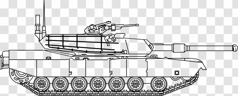 M1 Abrams Main Battle Tank Clip Art - United States Army Transparent PNG